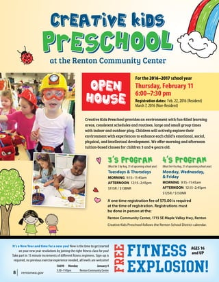 Brochure Inspiration: Spring 2016 Recreation