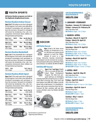 Brochure Inspiration: Spring 2016 Recreation