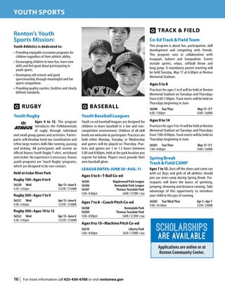 Brochure Inspiration: Spring 2016 Recreation