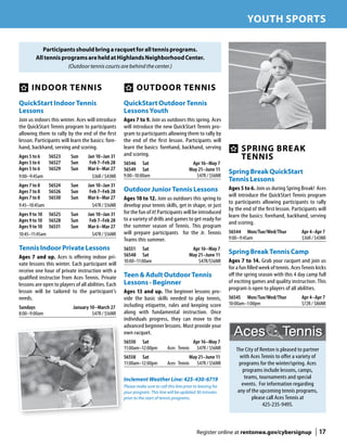 Brochure Inspiration: Spring 2016 Recreation