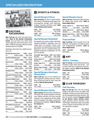 Brochure Inspiration: Spring 2016 Recreation