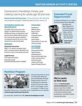 Brochure Inspiration: Spring 2016 Recreation