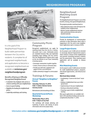 Brochure Inspiration: Spring 2016 Recreation