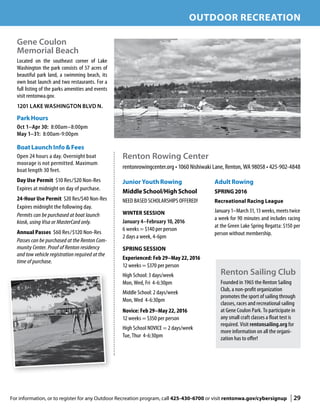 Brochure Inspiration: Spring 2016 Recreation