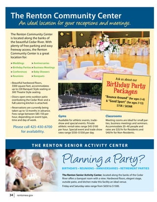 Brochure Inspiration: Spring 2016 Recreation