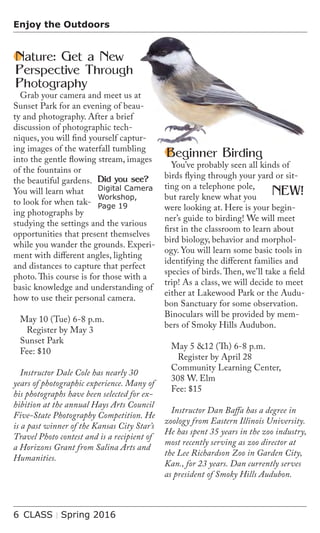 Brochure Inspiration: Spring 2016 Recreation