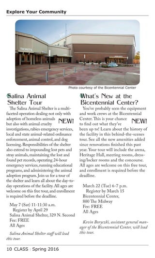 Brochure Inspiration: Spring 2016 Recreation