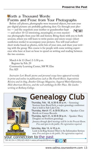 Brochure Inspiration: Spring 2016 Recreation