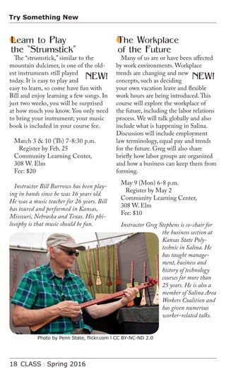 Brochure Inspiration: Spring 2016 Recreation