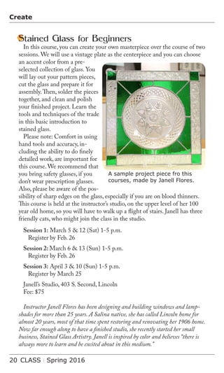 Brochure Inspiration: Spring 2016 Recreation