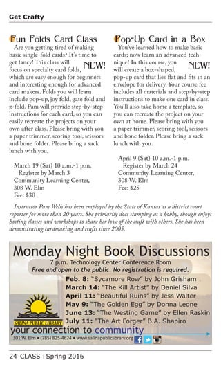 Brochure Inspiration: Spring 2016 Recreation