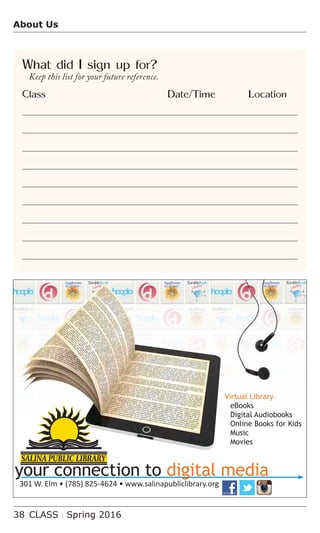 Brochure Inspiration: Spring 2016 Recreation