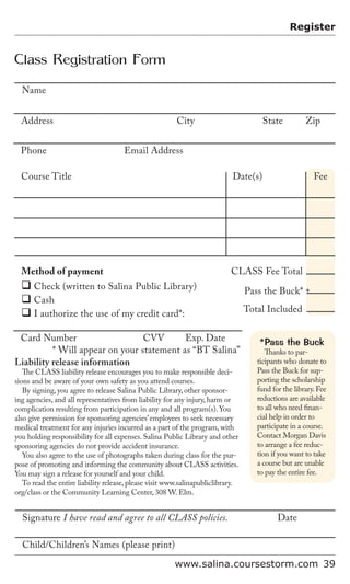 Brochure Inspiration: Spring 2016 Recreation