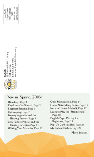 Brochure Inspiration: Spring 2016 Recreation