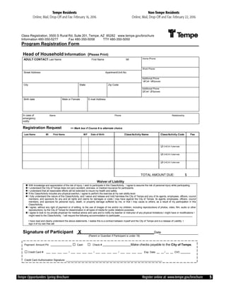 Brochure Inspiration: Spring 2016 Recreation