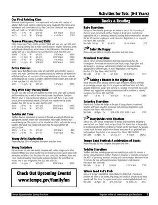 Brochure Inspiration: Spring 2016 Recreation