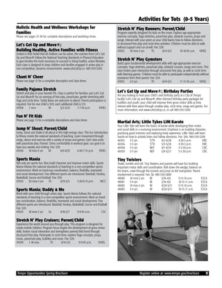 Brochure Inspiration: Spring 2016 Recreation