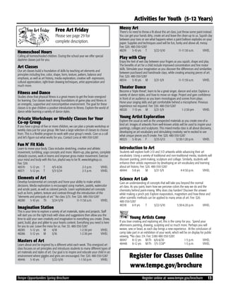 Brochure Inspiration: Spring 2016 Recreation