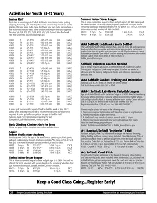 Brochure Inspiration: Spring 2016 Recreation