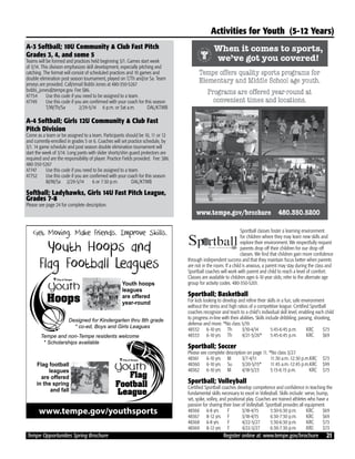 Brochure Inspiration: Spring 2016 Recreation