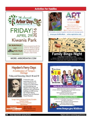 Brochure Inspiration: Spring 2016 Recreation