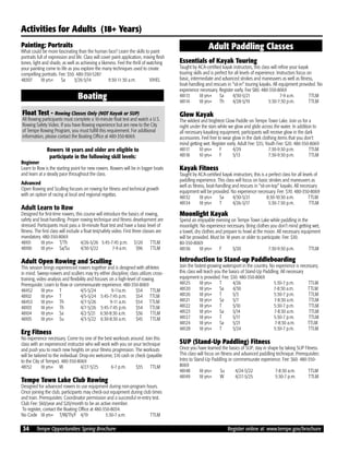 Brochure Inspiration: Spring 2016 Recreation