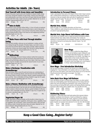 Brochure Inspiration: Spring 2016 Recreation