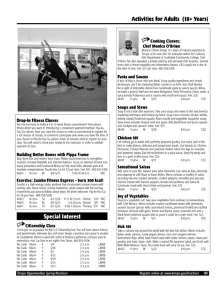 Brochure Inspiration: Spring 2016 Recreation