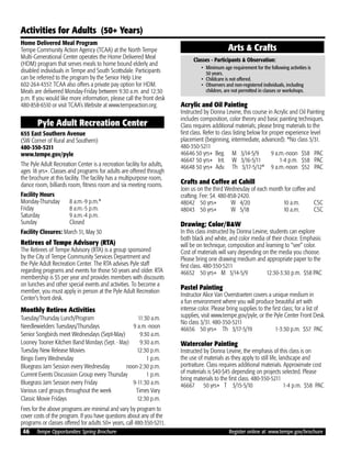 Brochure Inspiration: Spring 2016 Recreation