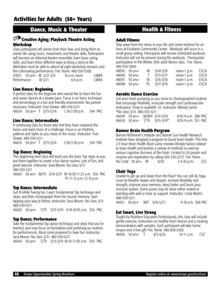 Brochure Inspiration: Spring 2016 Recreation