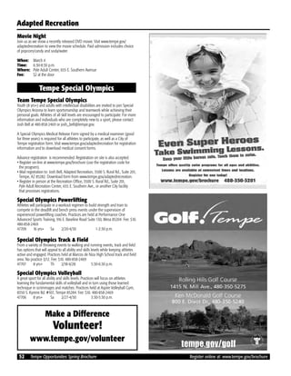 Brochure Inspiration: Spring 2016 Recreation