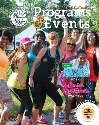 Brochure Inspiration: Spring 2016 Recreation