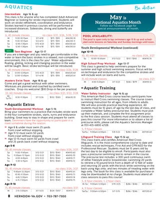 Brochure Inspiration: Spring 2016 Recreation