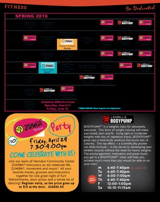 Brochure Inspiration: Spring 2016 Recreation