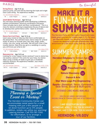 Brochure Inspiration: Spring 2016 Recreation