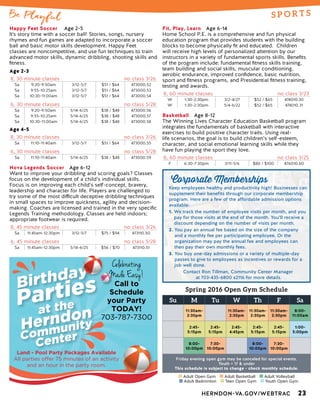 Brochure Inspiration: Spring 2016 Recreation