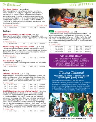 Brochure Inspiration: Spring 2016 Recreation