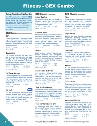 Brochure Inspiration: Spring 2016 Recreation