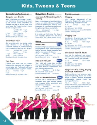 Brochure Inspiration: Spring 2016 Recreation