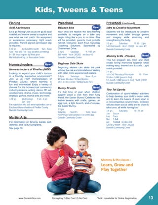 Brochure Inspiration: Spring 2016 Recreation