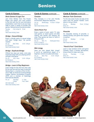 Brochure Inspiration: Spring 2016 Recreation