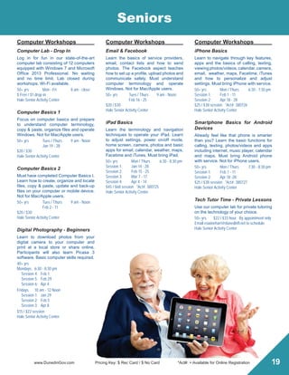 Brochure Inspiration: Spring 2016 Recreation