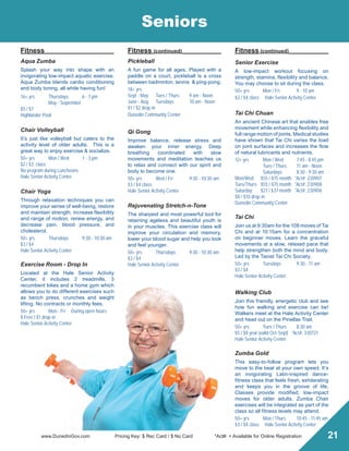 Brochure Inspiration: Spring 2016 Recreation