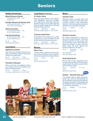 Brochure Inspiration: Spring 2016 Recreation