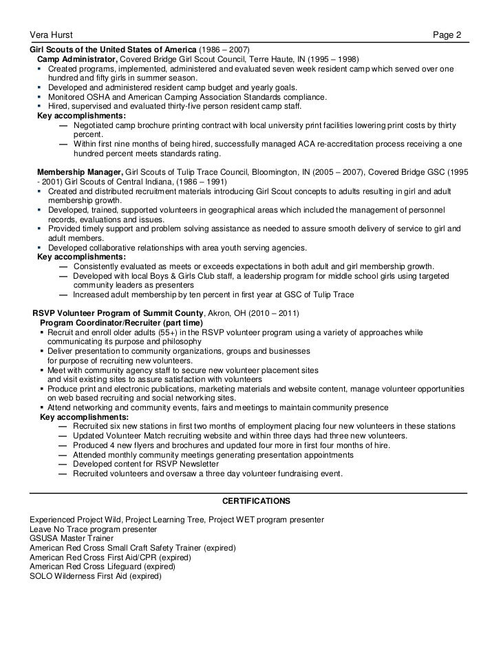 sample facilities management resume