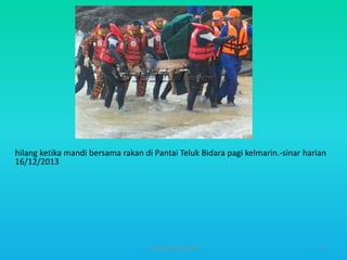 hilang ketika mandi bersama rakan di Pantai Teluk Bidara pagi kelmarin.-sinar harian
16/12/2013

HT309JUN2012DUP2

57

 