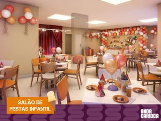 Salão de 
festas infantil 
 