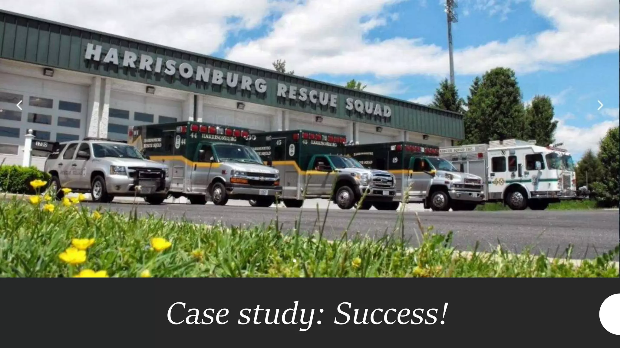 Case study: Success!
 