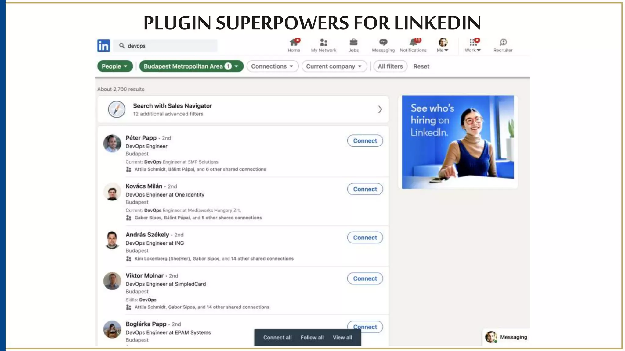 PLUGIN SUPERPOWERS FORLINKEDIN
 