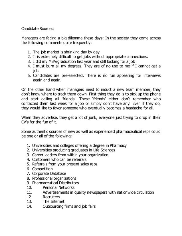 pharmaceutical sales careers